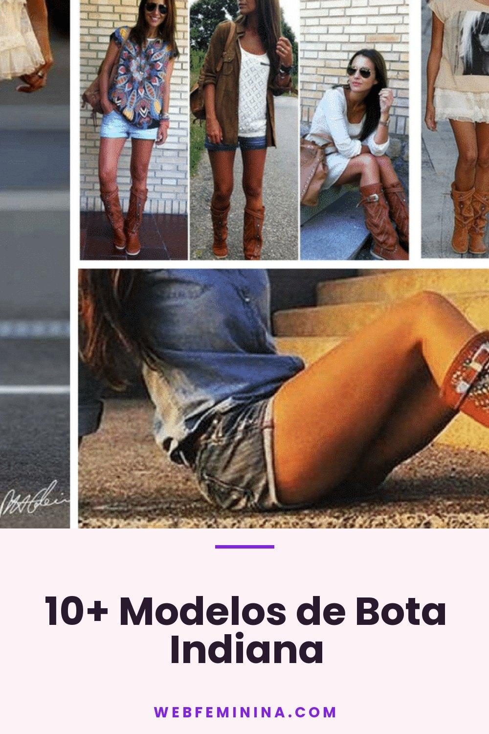 10+ Modelos de Bota Indiana