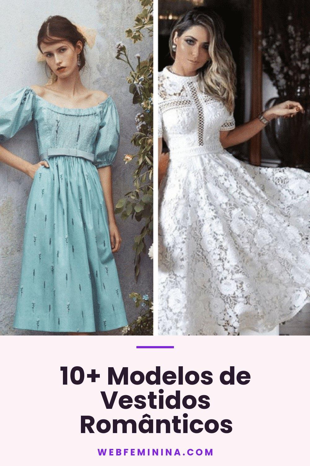 10+ Modelos de Vestidos Românticos