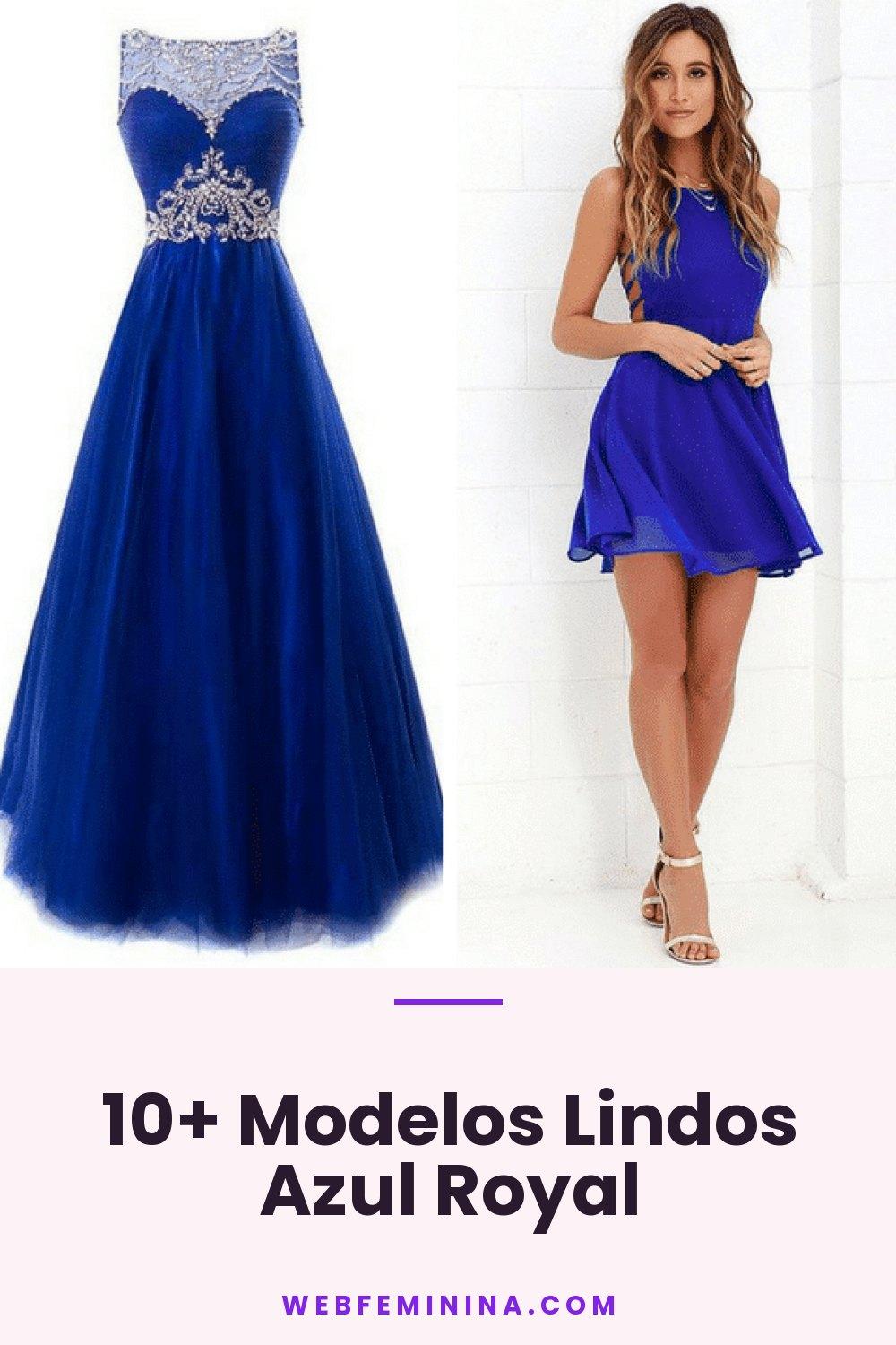 10+ Modelos Lindos Azul Royal