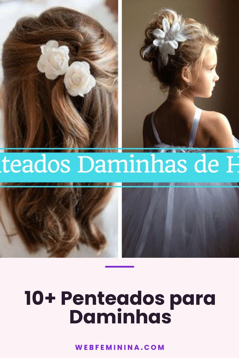 10+ Penteados para Daminhas