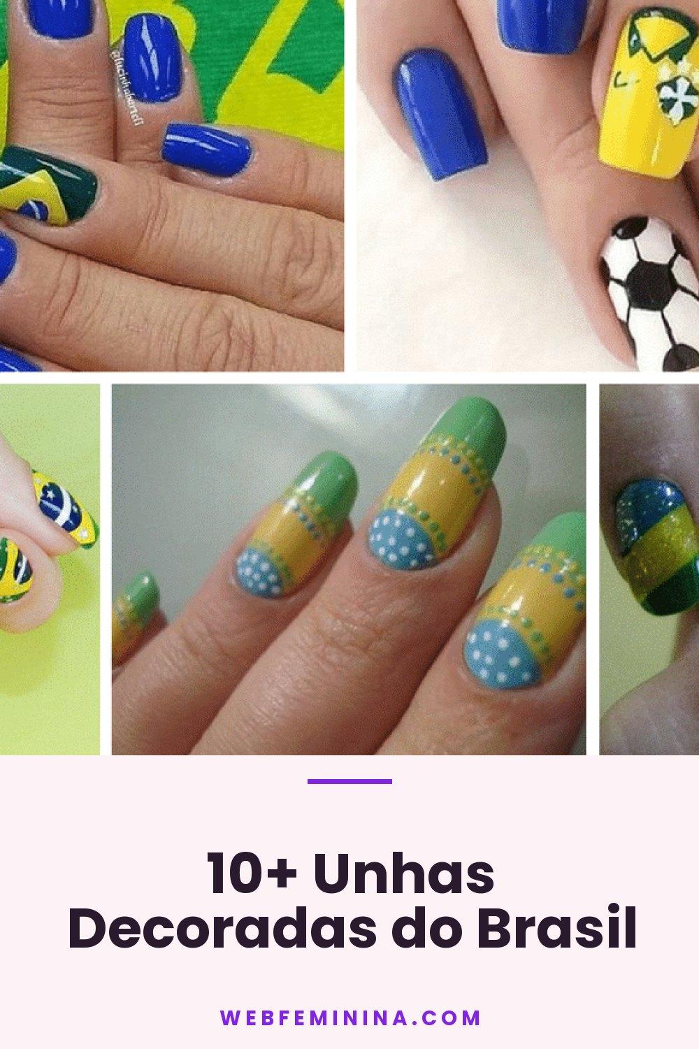 10+ Unhas Decoradas do Brasil