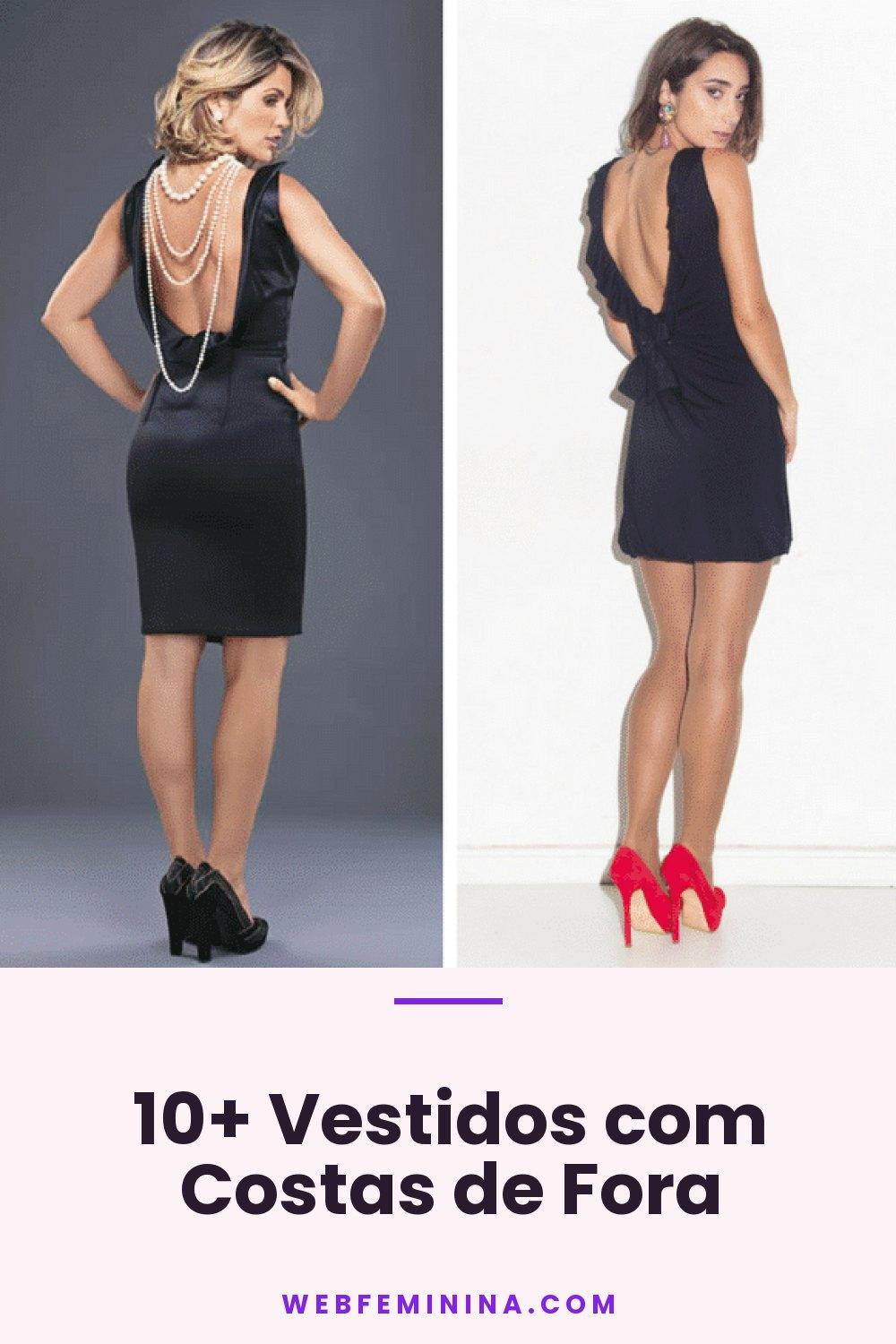 10+ Vestidos com Costas de Fora