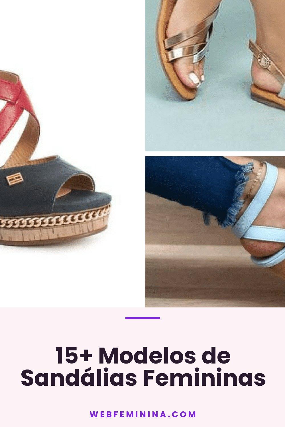 15+ Modelos de Sandálias Femininas