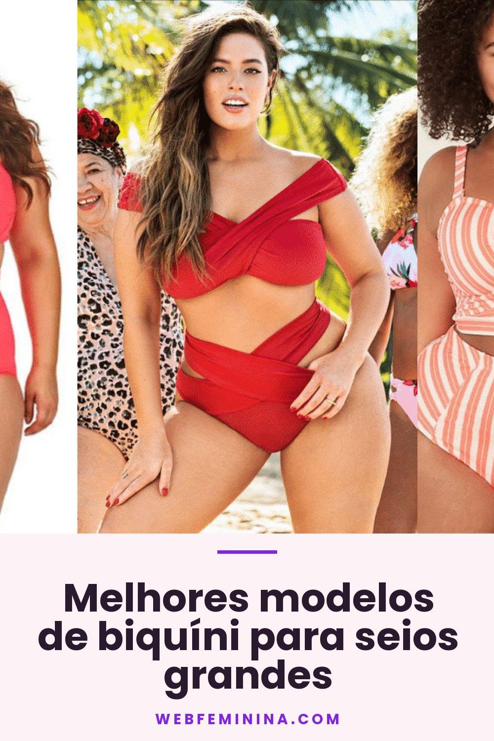 Melhores modelos de biquíni para seios grandes
