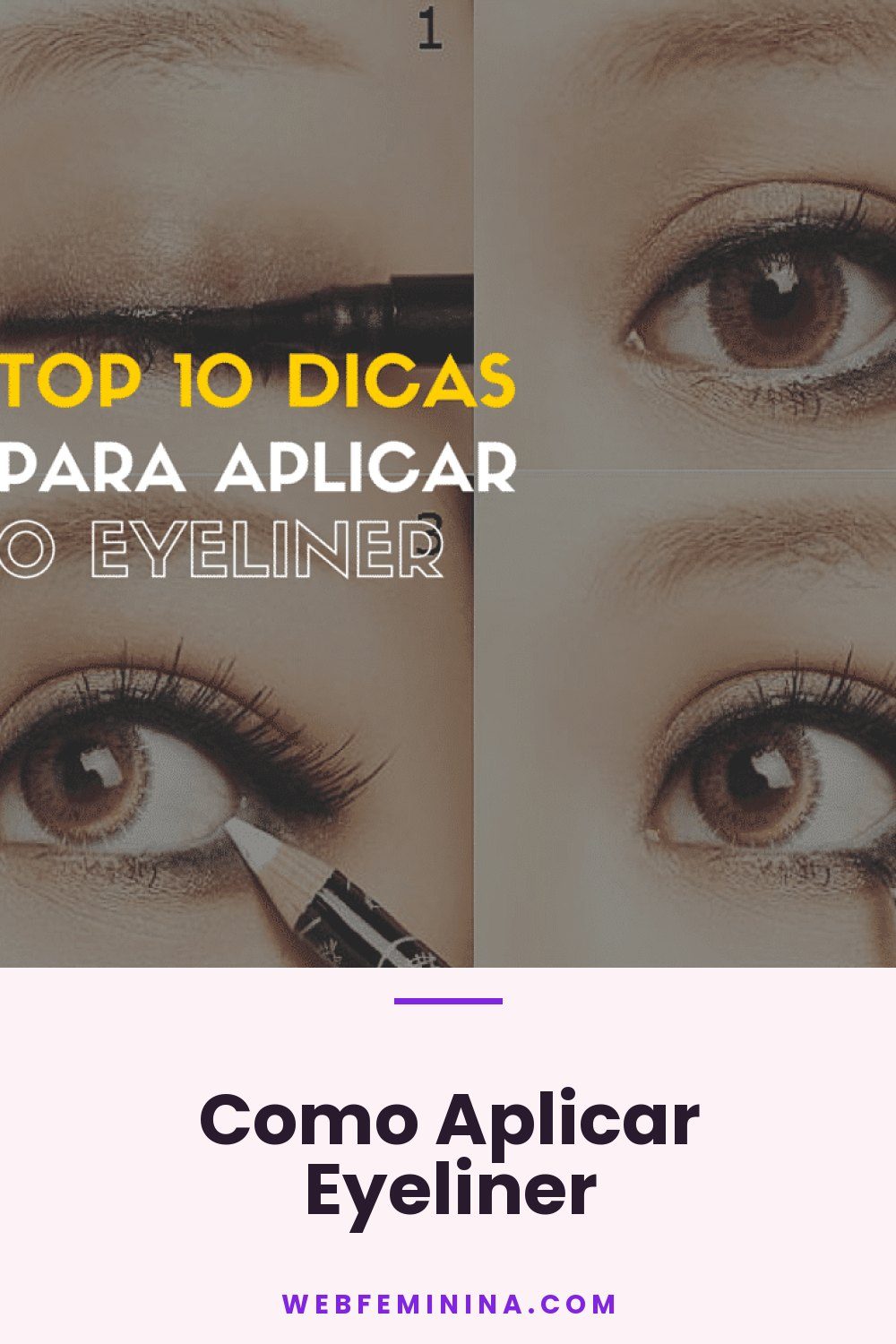 Como Aplicar Eyeliner