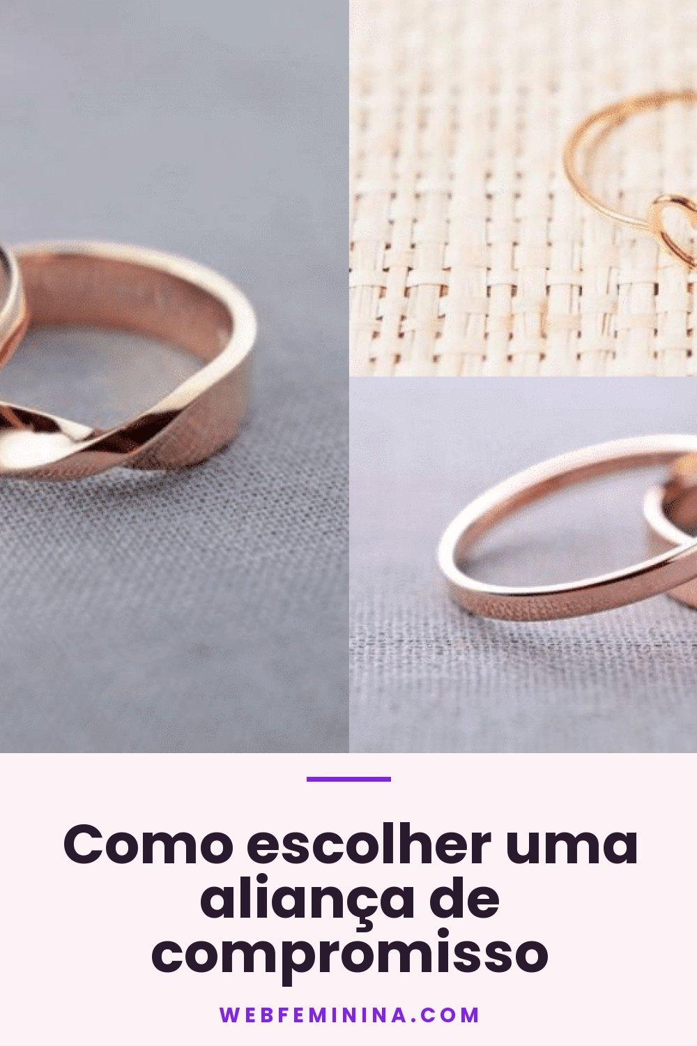 Como escolher uma aliança de compromisso