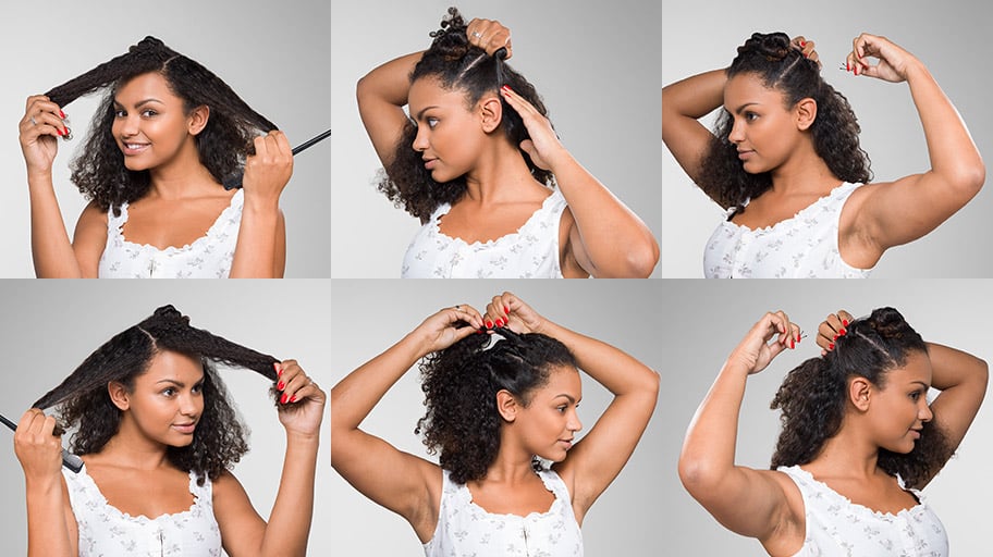 Penteados para Cabelos Cacheados como-fazer-cabelo-cacheado-facil