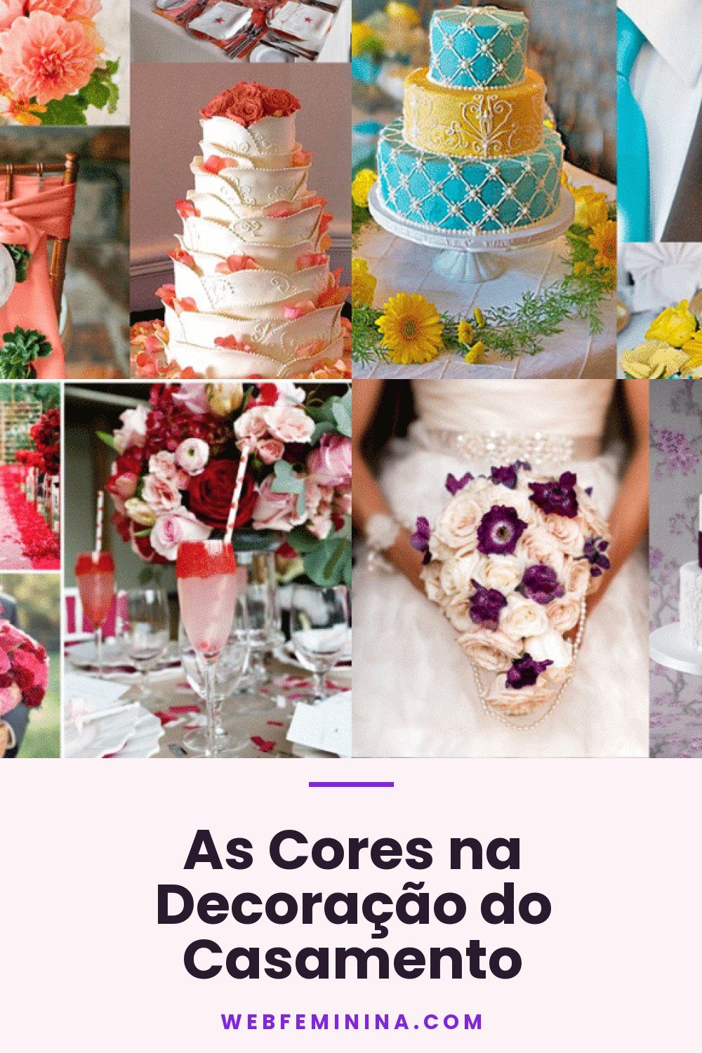 As Cores na Decoração do Casamento