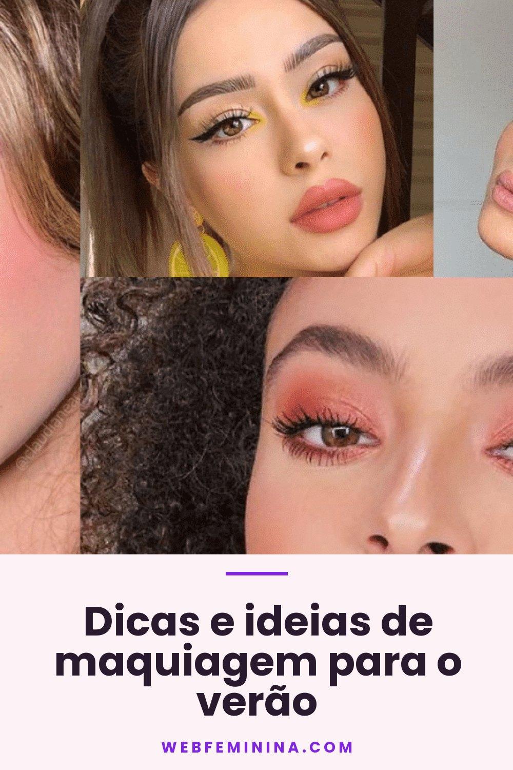 Dicas e ideias de maquiagem para o verão