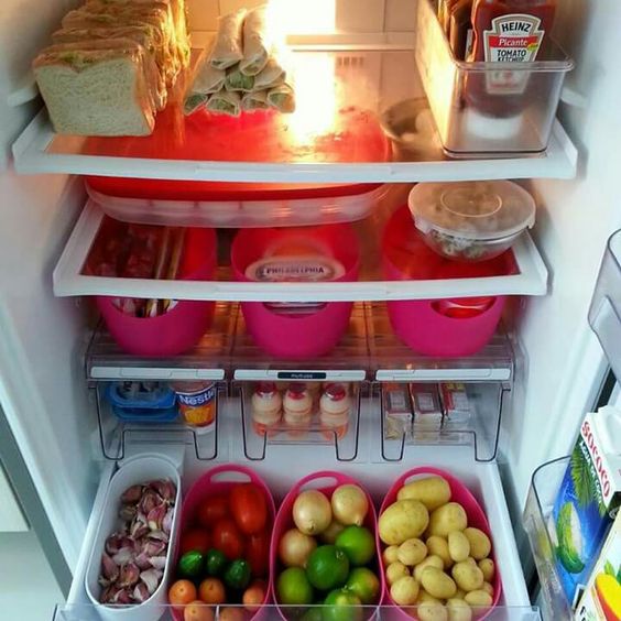 dicas organizacao cozinha geladeira