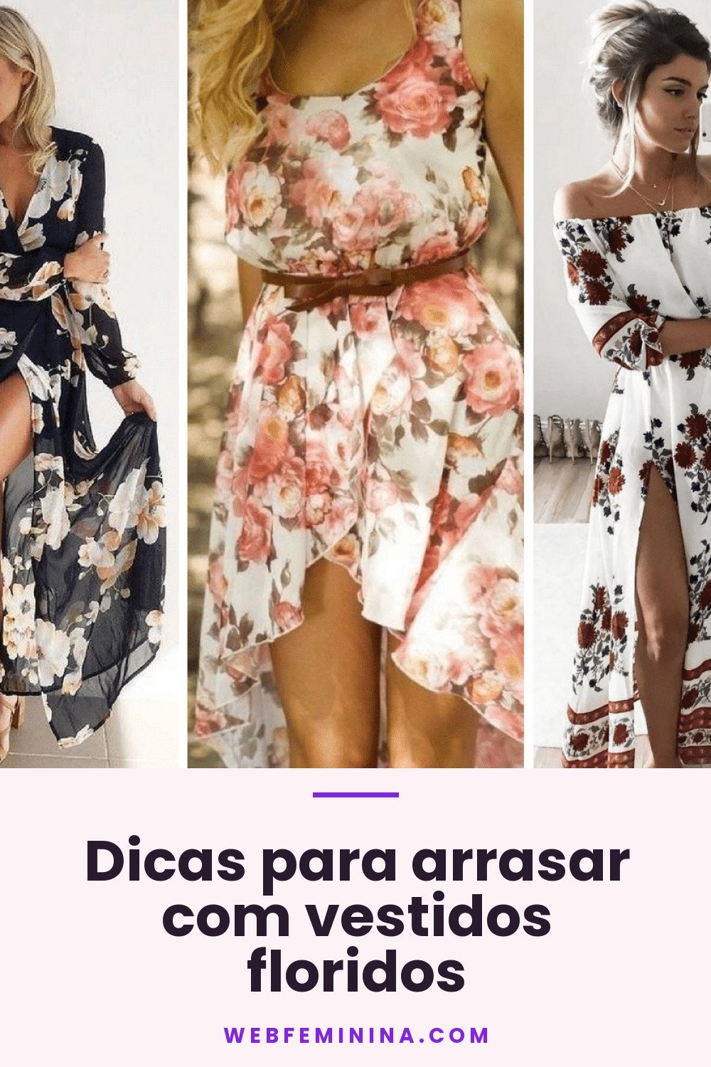 Dicas para arrasar com vestidos floridos