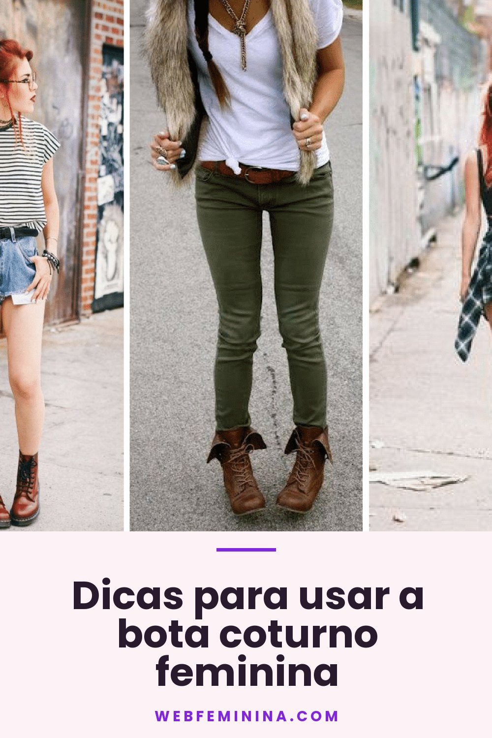 Dicas para usar a bota coturno feminina