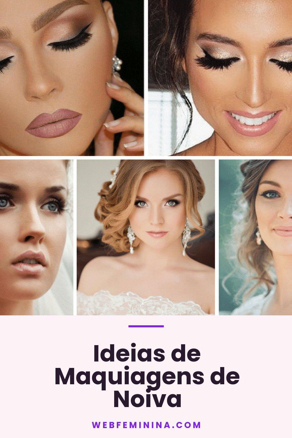 Ideias de Maquiagens de Noiva