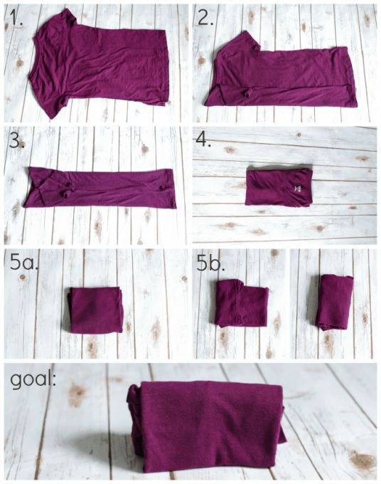 ideias para dobrar roupas de forma eficaz 4