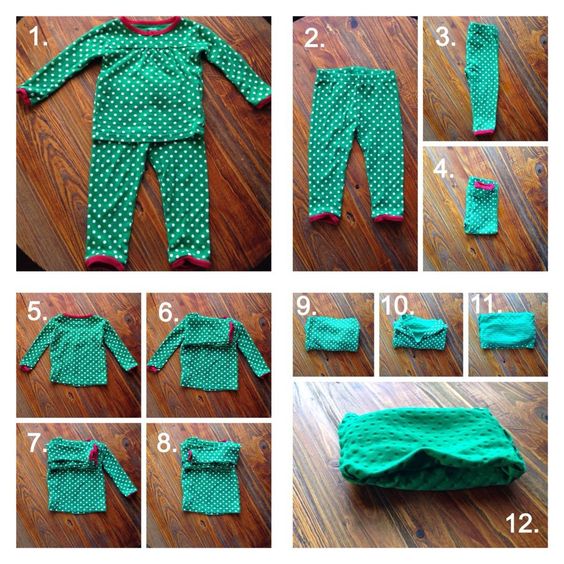 ideias para dobrar roupas de forma eficaz 5