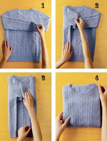 ideias para dobrar roupas de forma eficaz 6