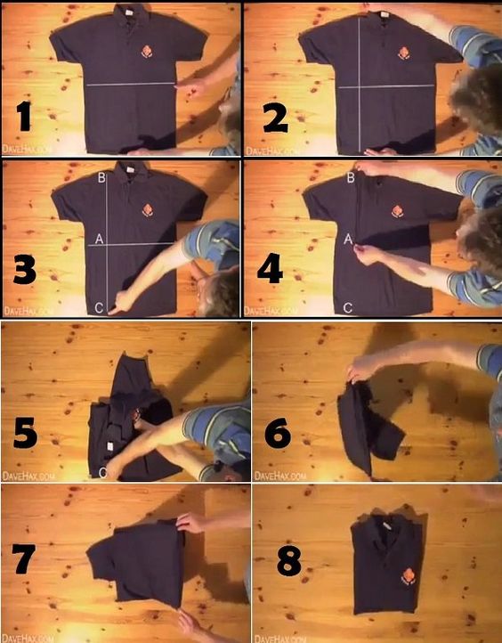 ideias para dobrar roupas de forma eficaz