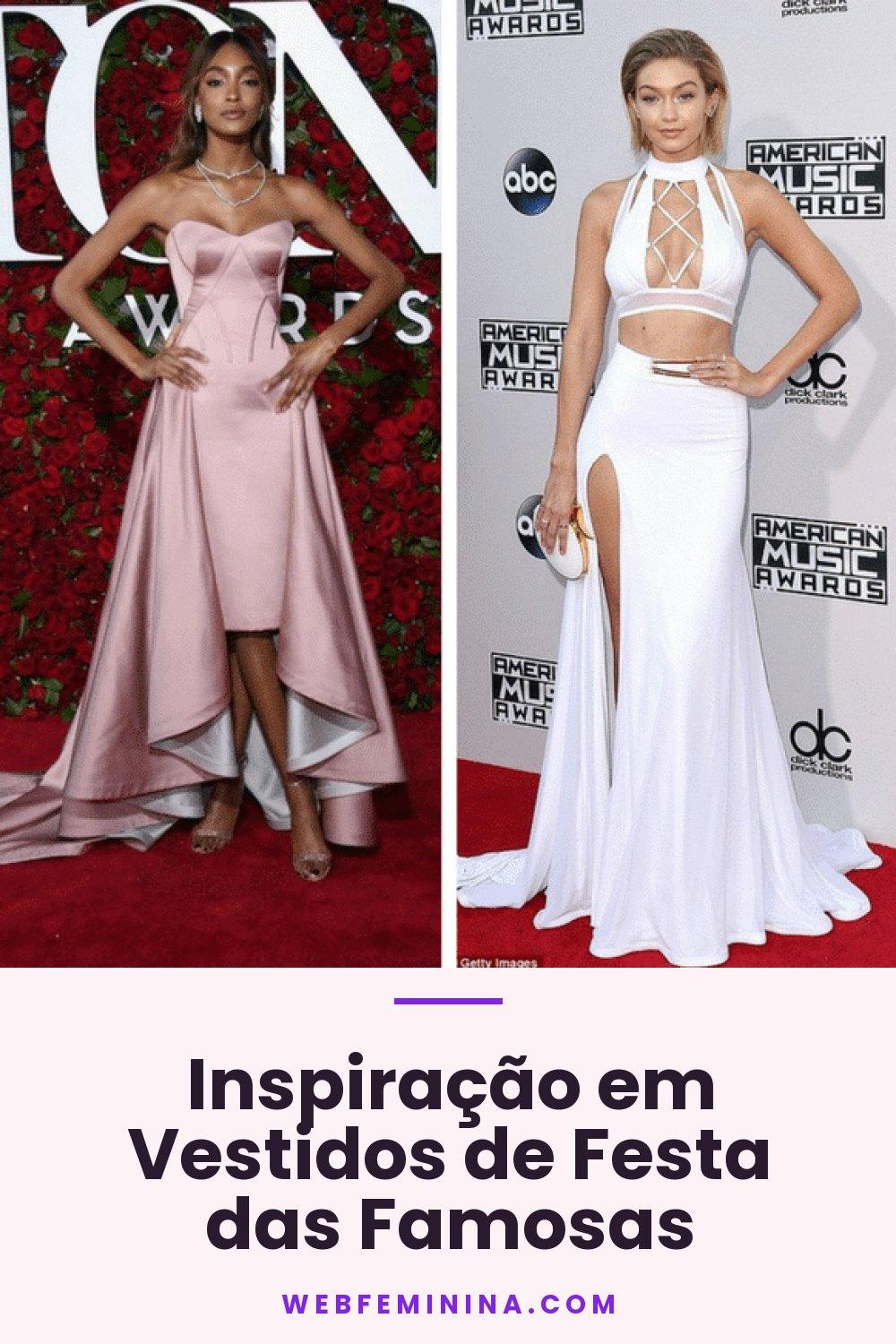 Inspiração em Vestidos de Festa das Famosas