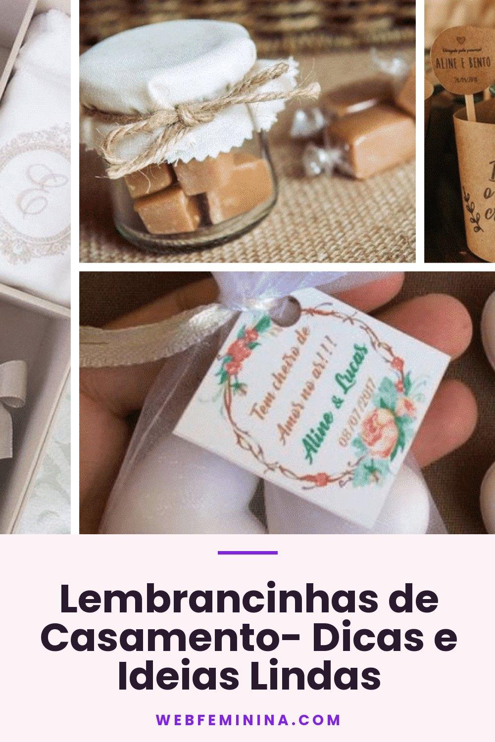 Lembrancinhas de Casamento- Dicas e Ideias Lindas