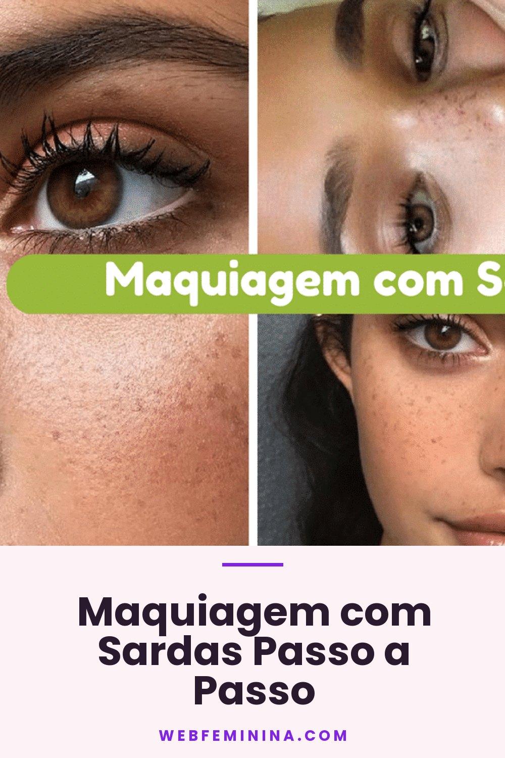 Maquiagem com Sardas Passo a Passo