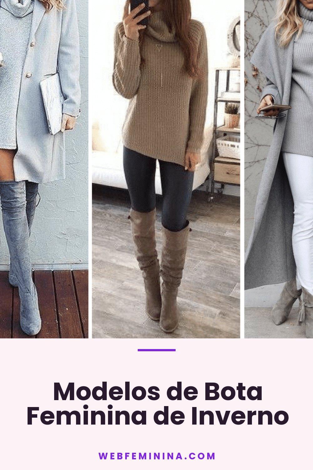 Modelos de Bota Feminina de Inverno
