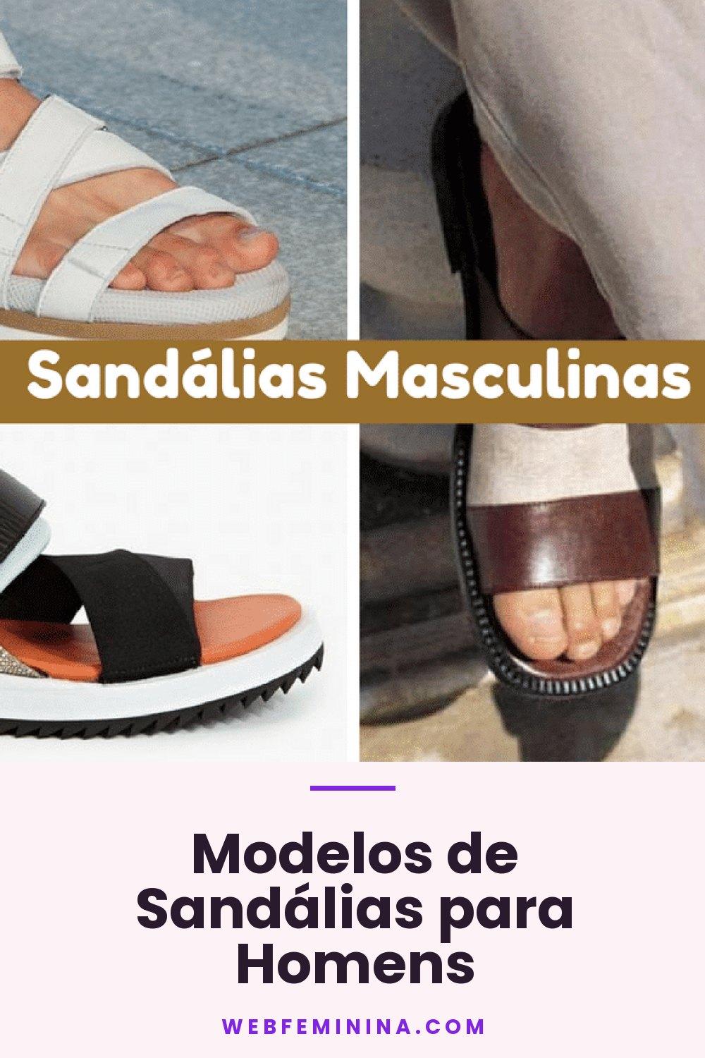 Modelos de Sandálias para Homens