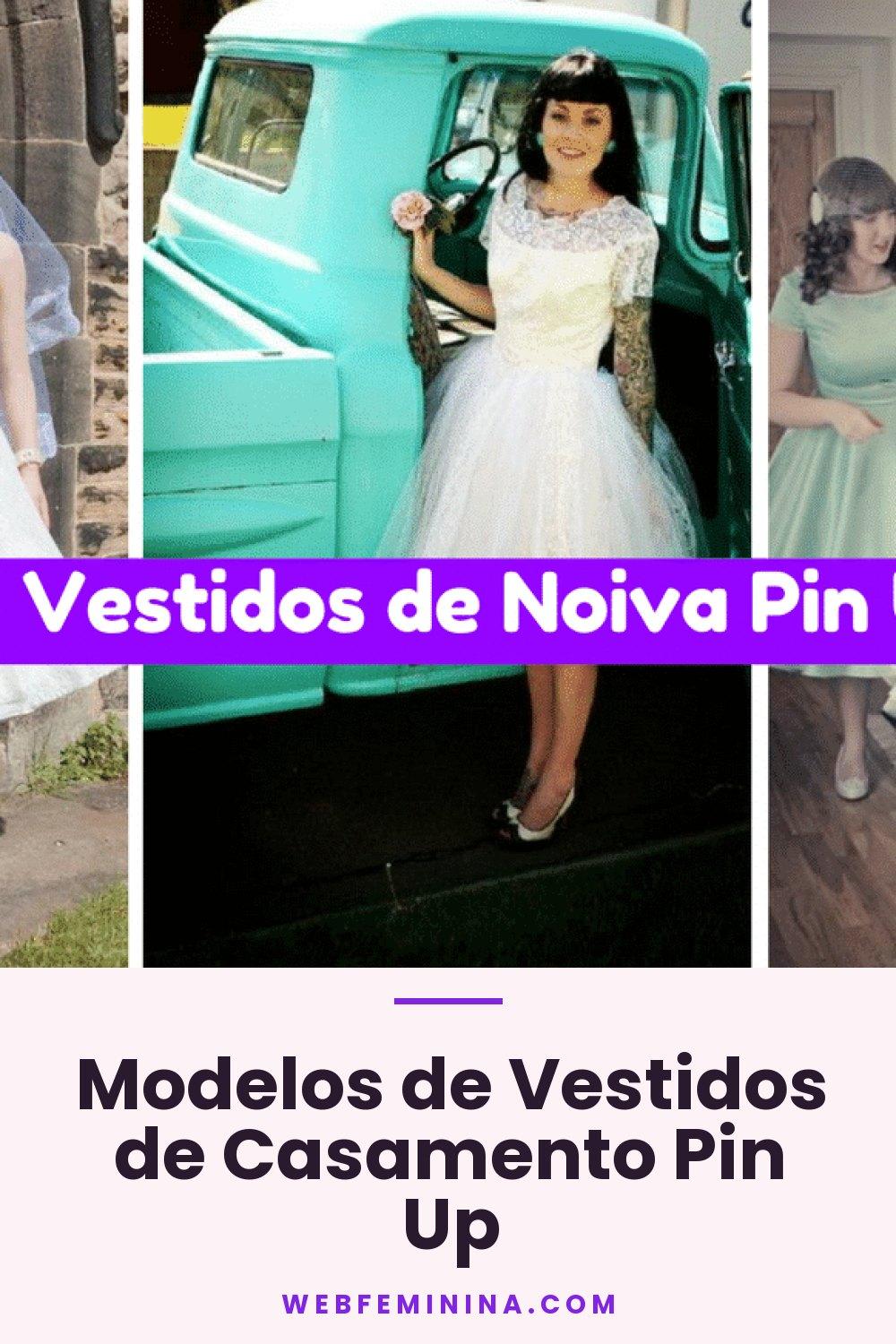 Modelos de Vestidos de Casamento Pin Up