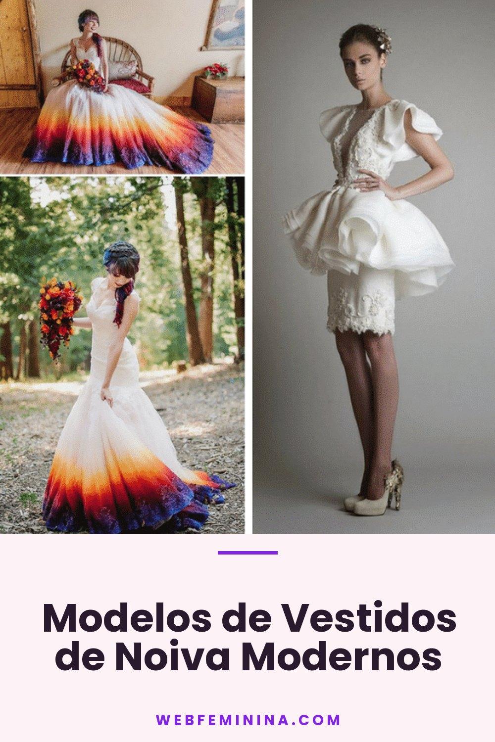 Modelos de Vestidos de Noiva Modernos