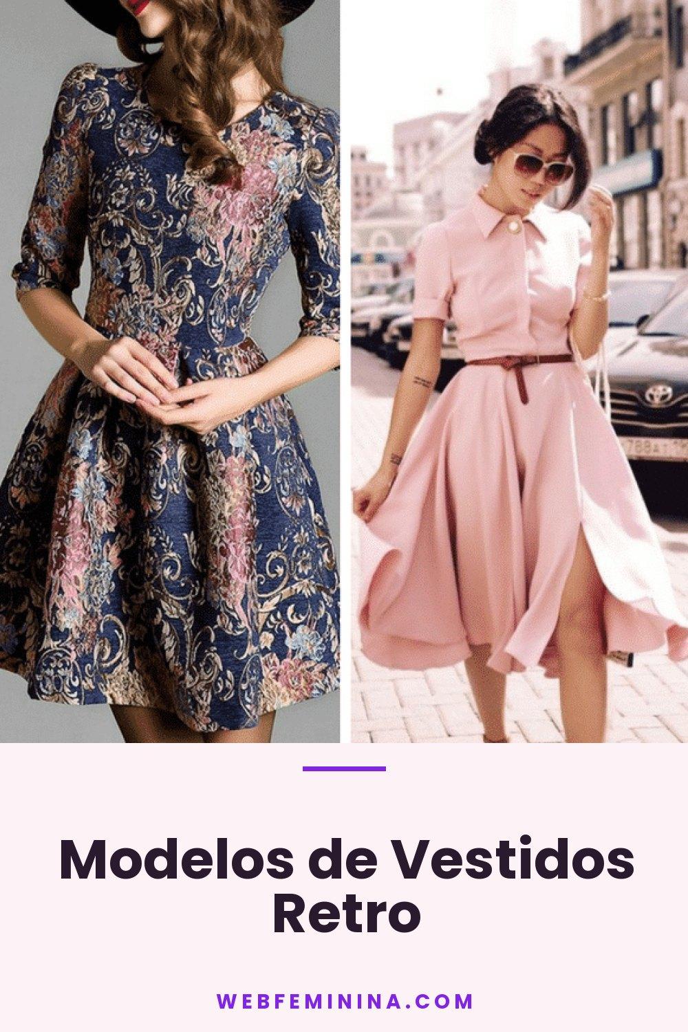 Modelos de Vestidos Retro