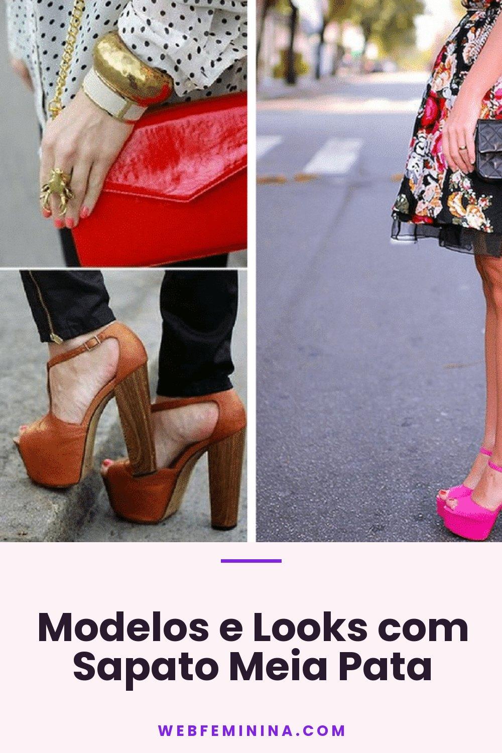 Modelos e Looks com Sapato Meia Pata