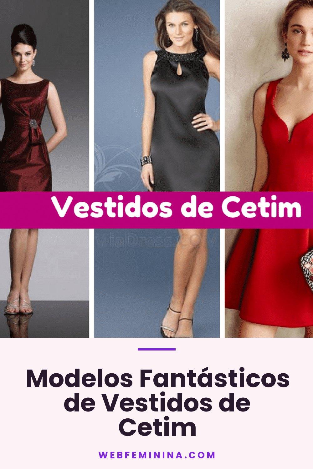 Modelos Fantásticos de Vestidos de Cetim