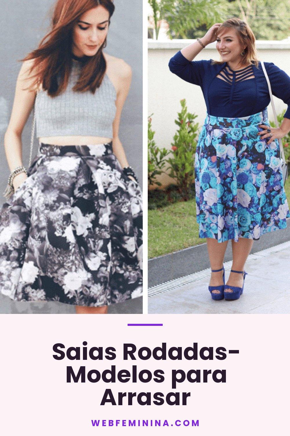 Saias Rodadas- Modelos para Arrasar