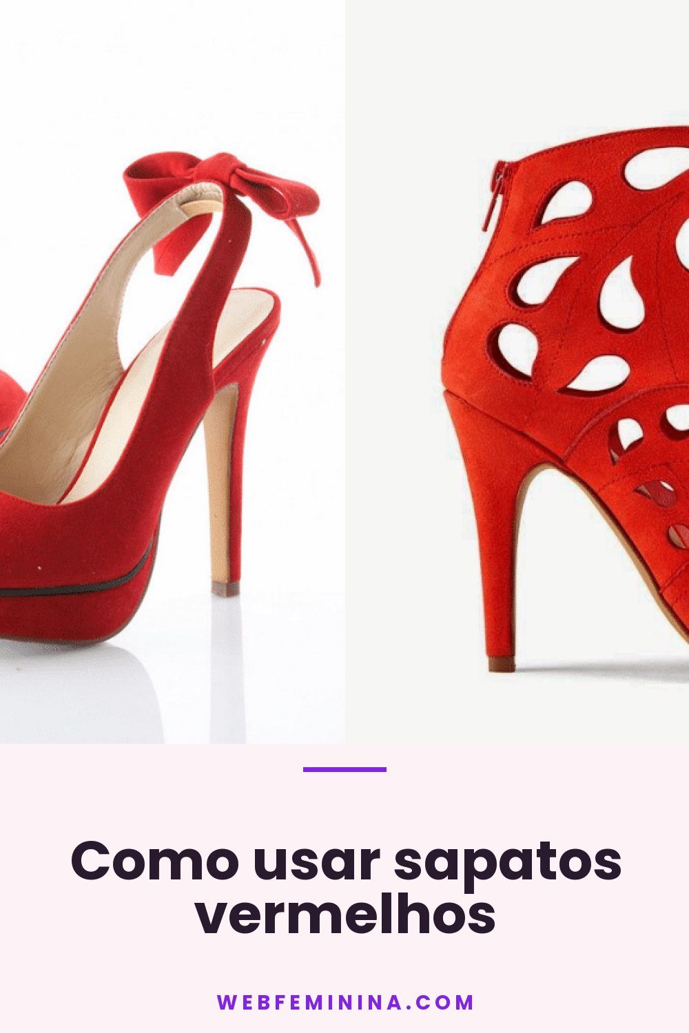 Como usar sapatos vermelhos