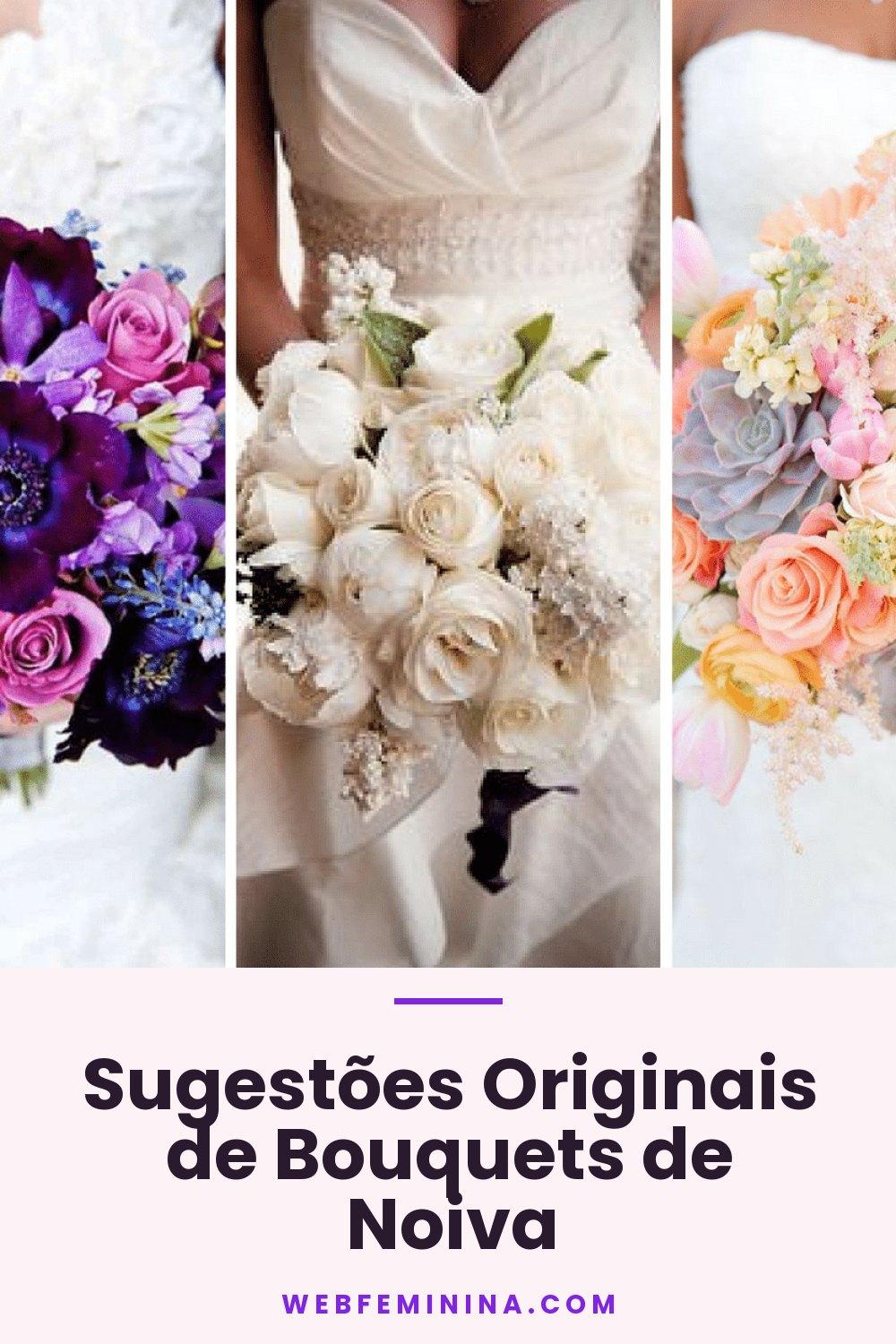 Sugestões Originais de Bouquets de Noiva