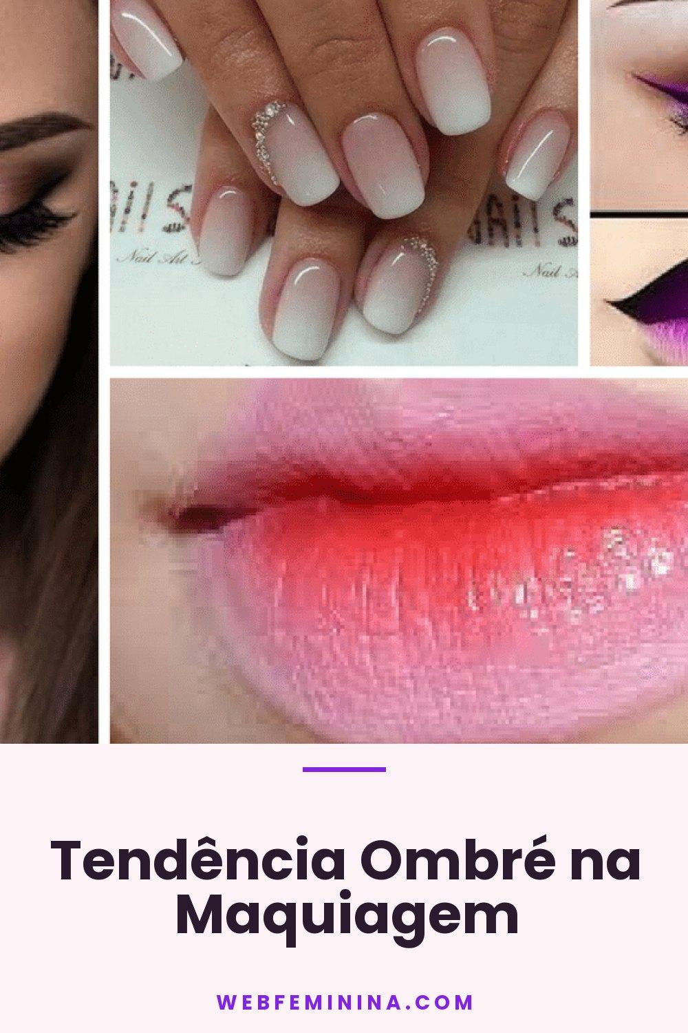 Tendência Ombré na Maquiagem