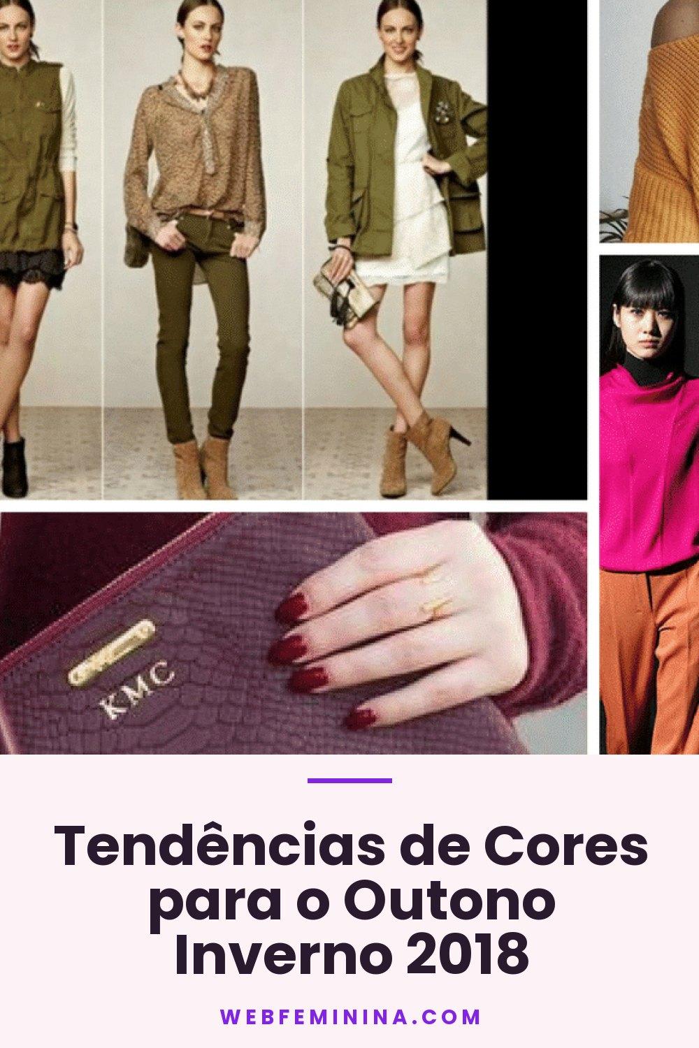 Tendências de Cores para o Outono Inverno 2018