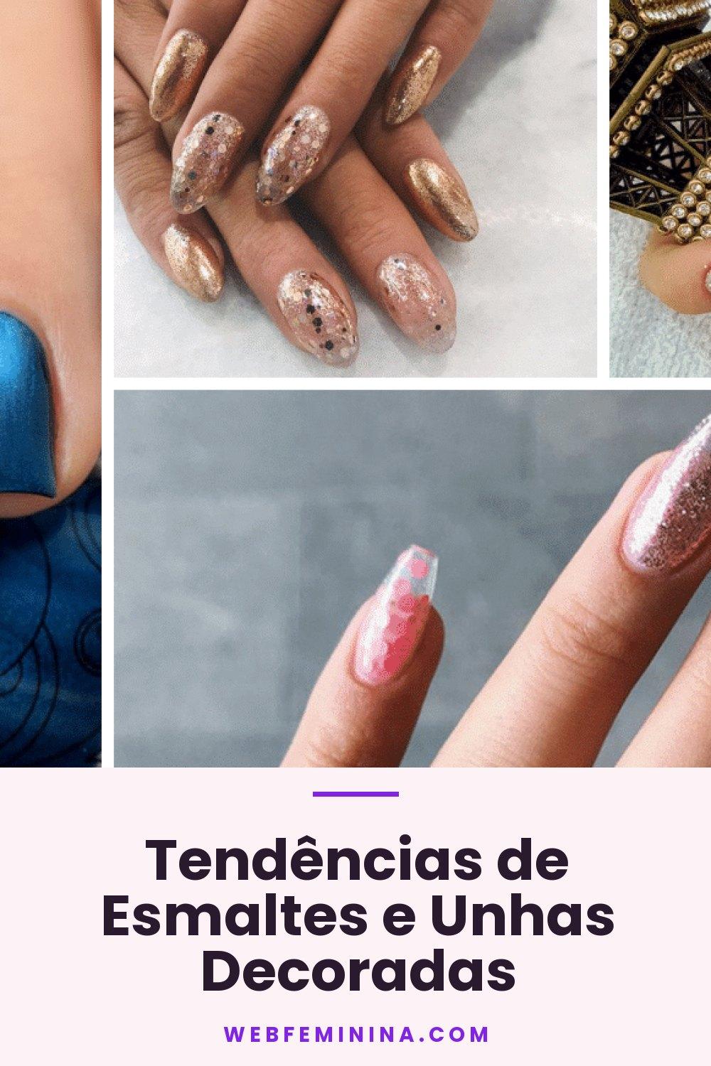 Tendências de Esmaltes e Unhas Decoradas