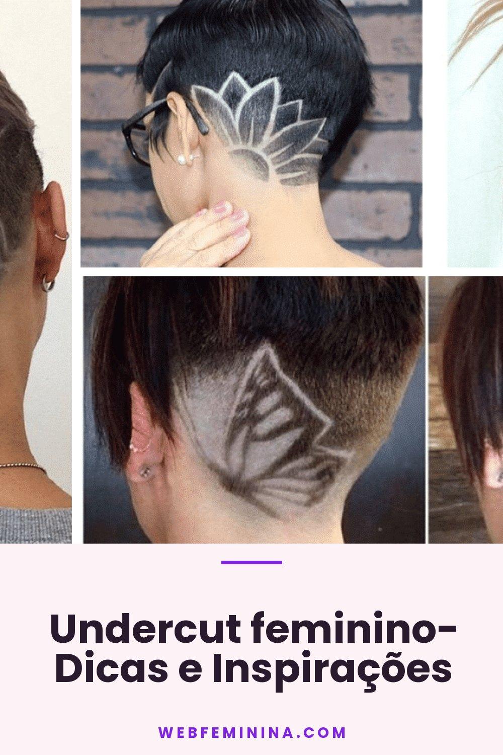 Undercut feminino- Dicas e Inspirações