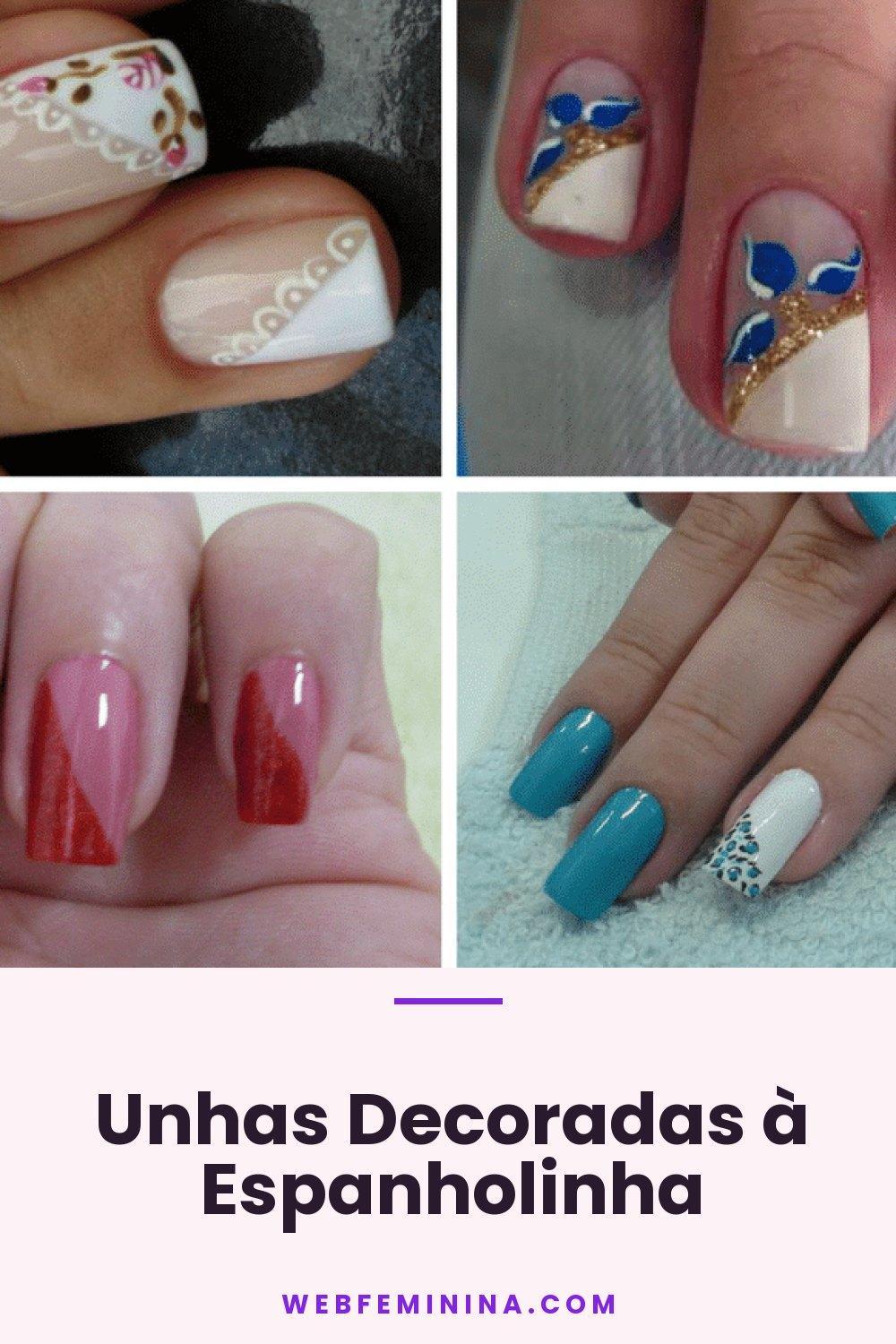 Unhas Decoradas à Espanholinha