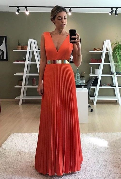 vestido laranja 5