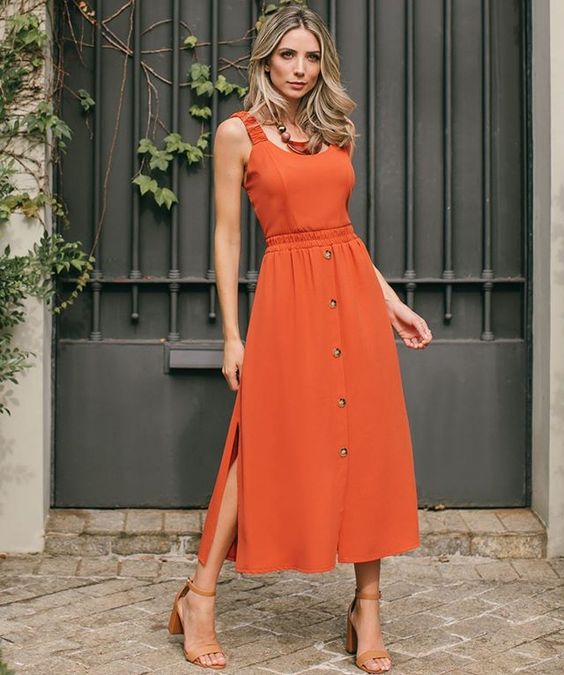 vestido laranja 7