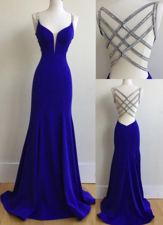 vestidos azul royal 3