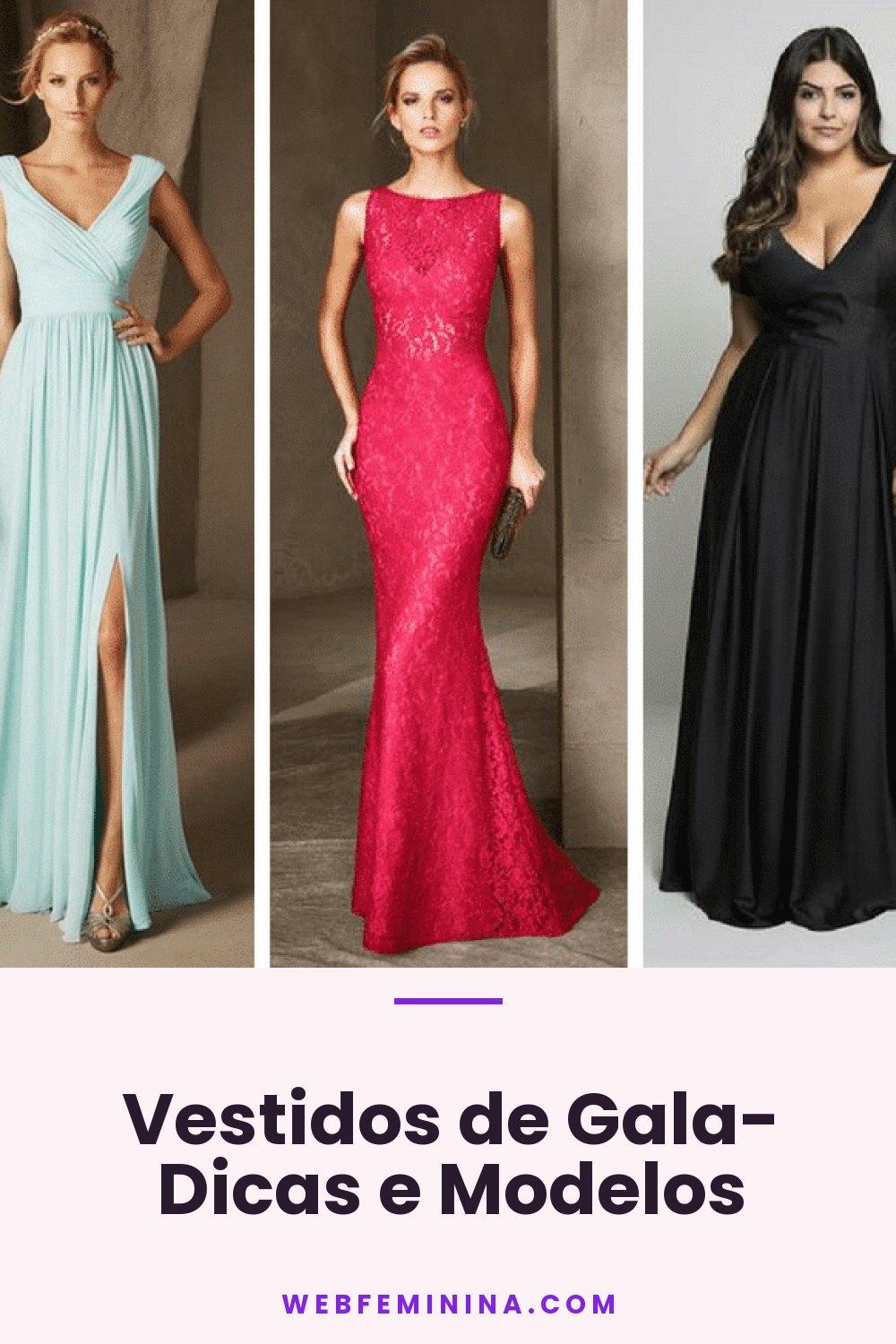 Vestidos de Gala- Dicas e Modelos