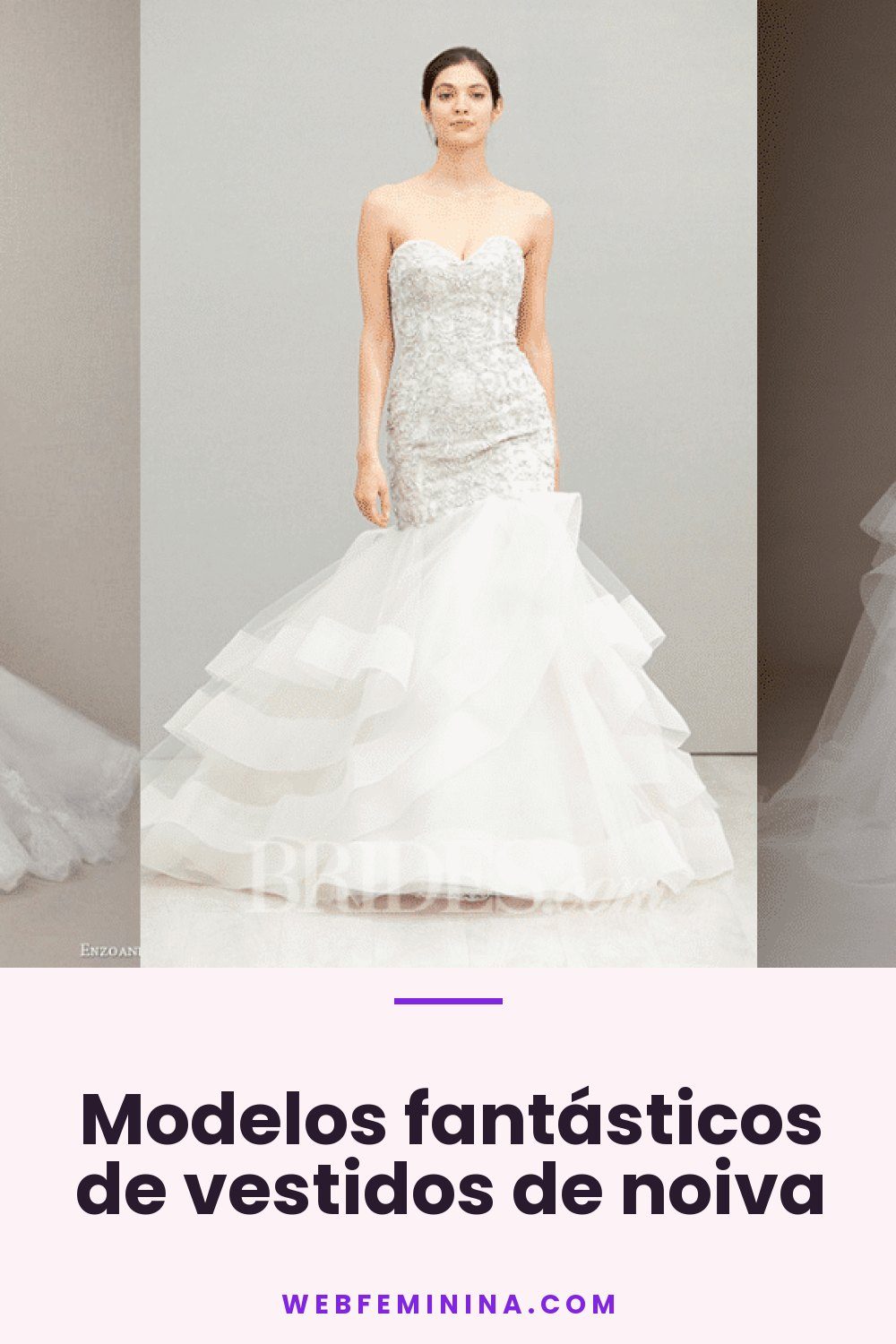 Modelos fantásticos de vestidos de noiva