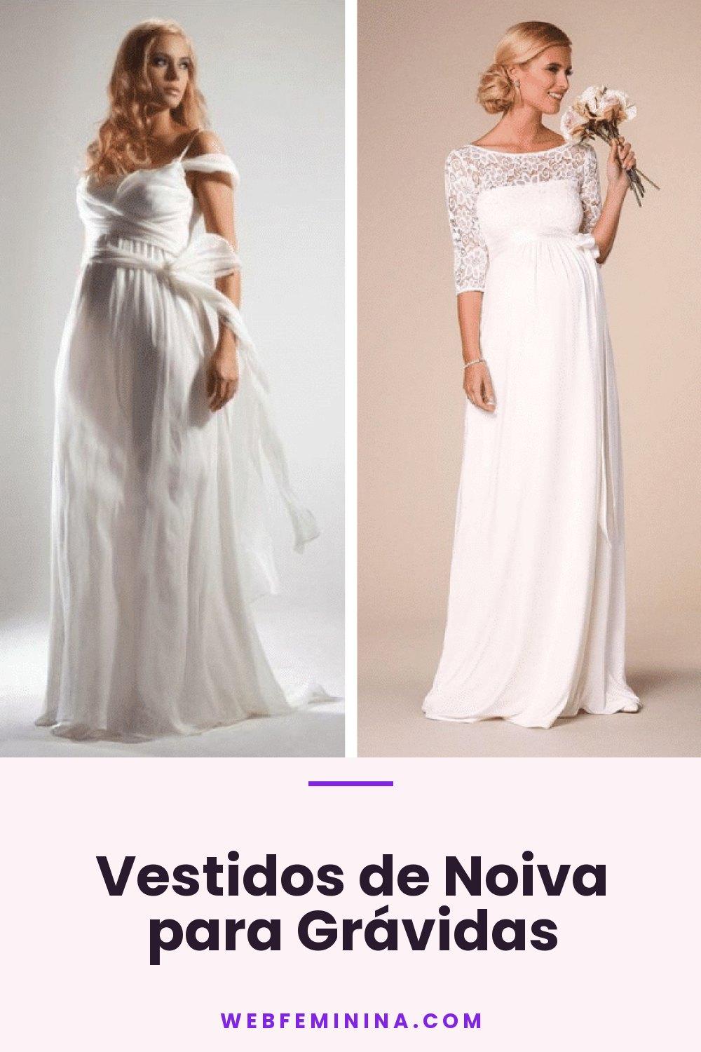 Vestidos de Noiva para Grávidas