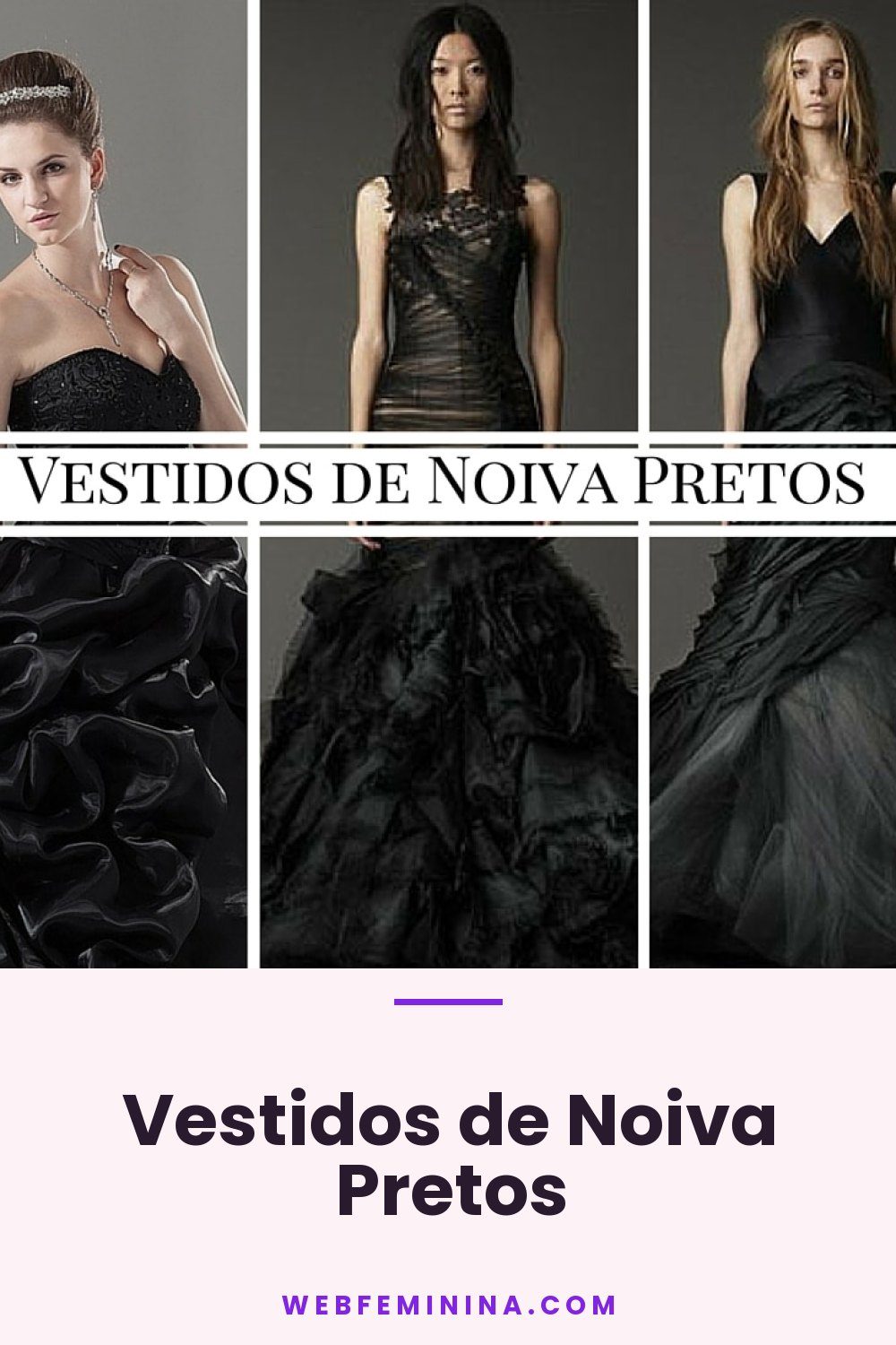 Vestidos de Noiva Pretos