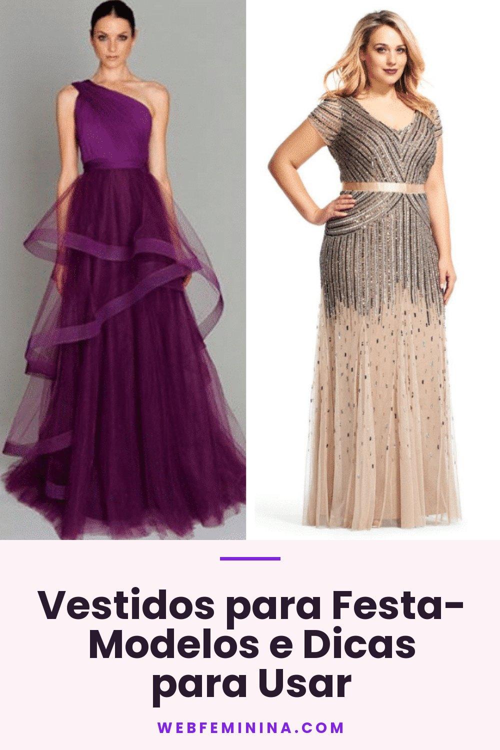 Vestidos para Festa- Modelos e Dicas para Usar